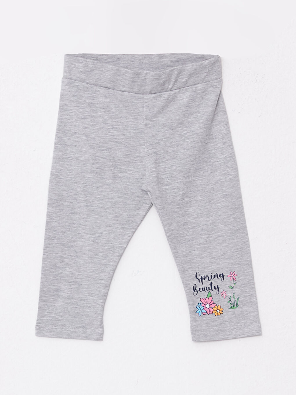 Sarı Bisiklet Yaka Kız Bebek Tişört ve Tayt 2'li Takım-2