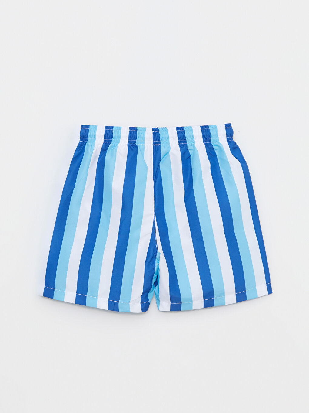 Lacivert Çizgili Hızlı Kuruyan Erkek Çocuk Deniz Şortu-1