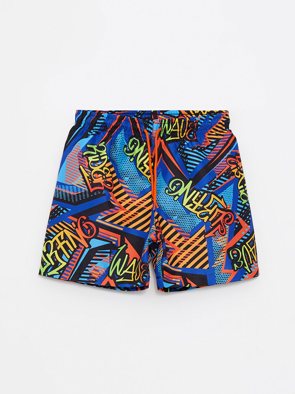 Printed Quick Drying Boy's Swim Shorts -S2NA80Z4-LQN