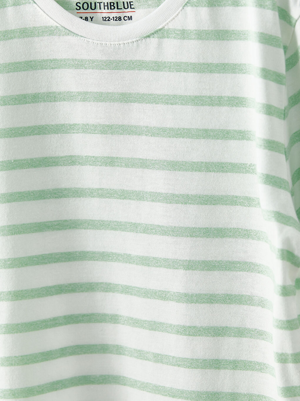 Crew Neck Striped Short Sleeve Boys' T-Shirt-1