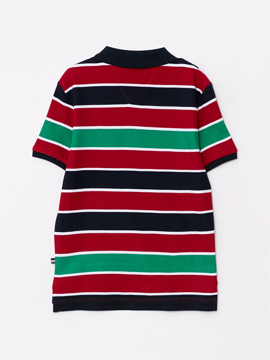 Polo Neck Striped Short Sleeve Boys' T-Shirt -S2NA94Z4-Q6K