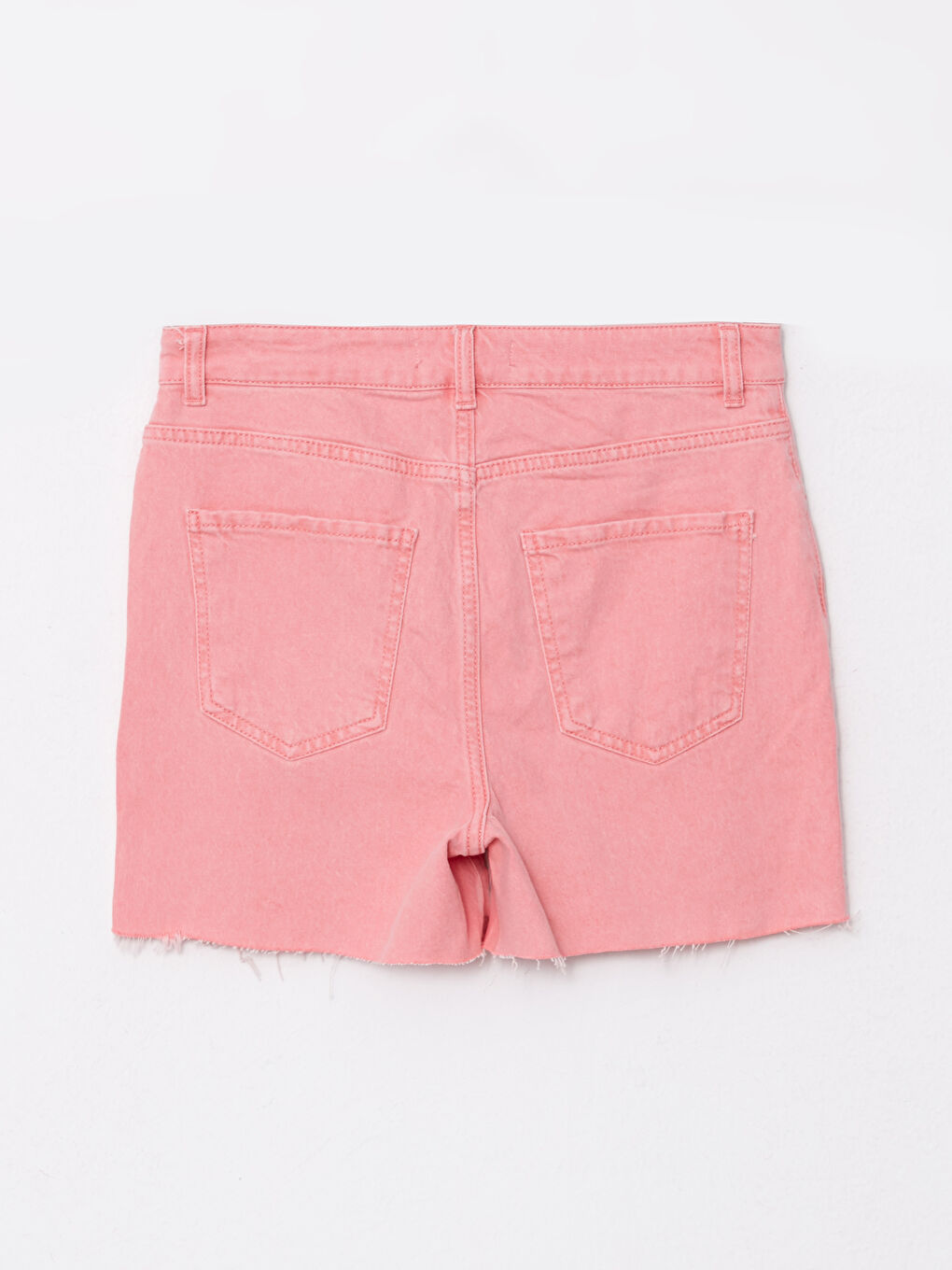 Pantaloni Scurți din Blugi cu Detalii la Buzunar, Croială Standard, pentru Femei-6