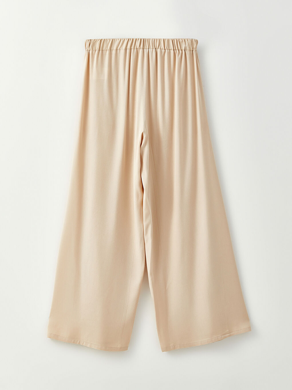 Pantaloni Drepți Dama Vâscoză Cu Talie Elastică Croială Confortabilă-6