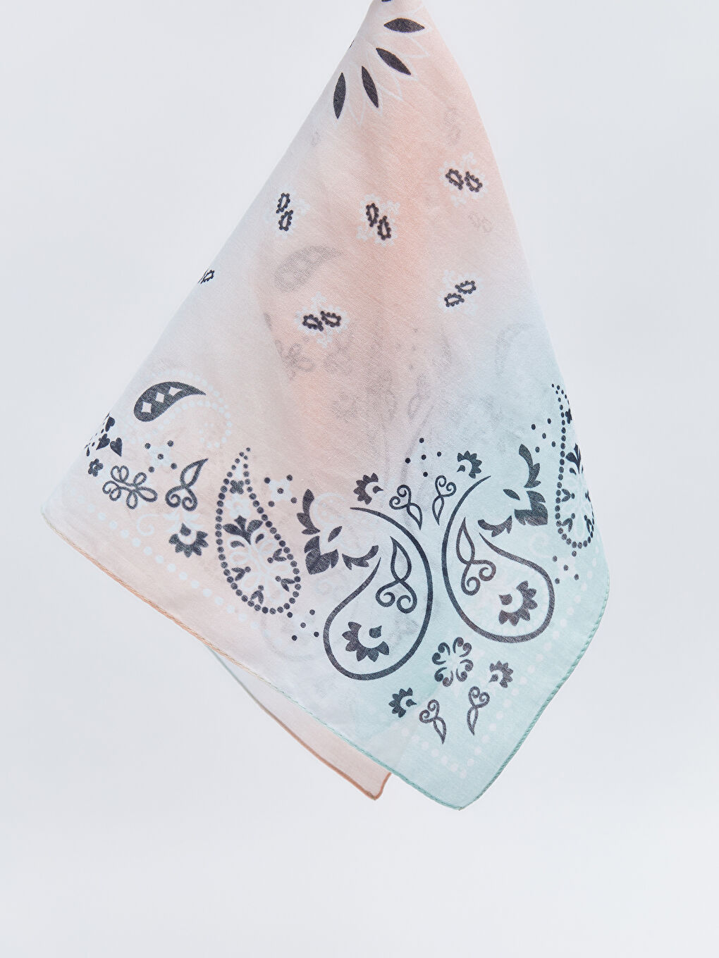 Karışık Desenli Pamuklu Kız Çocuk Şal-2