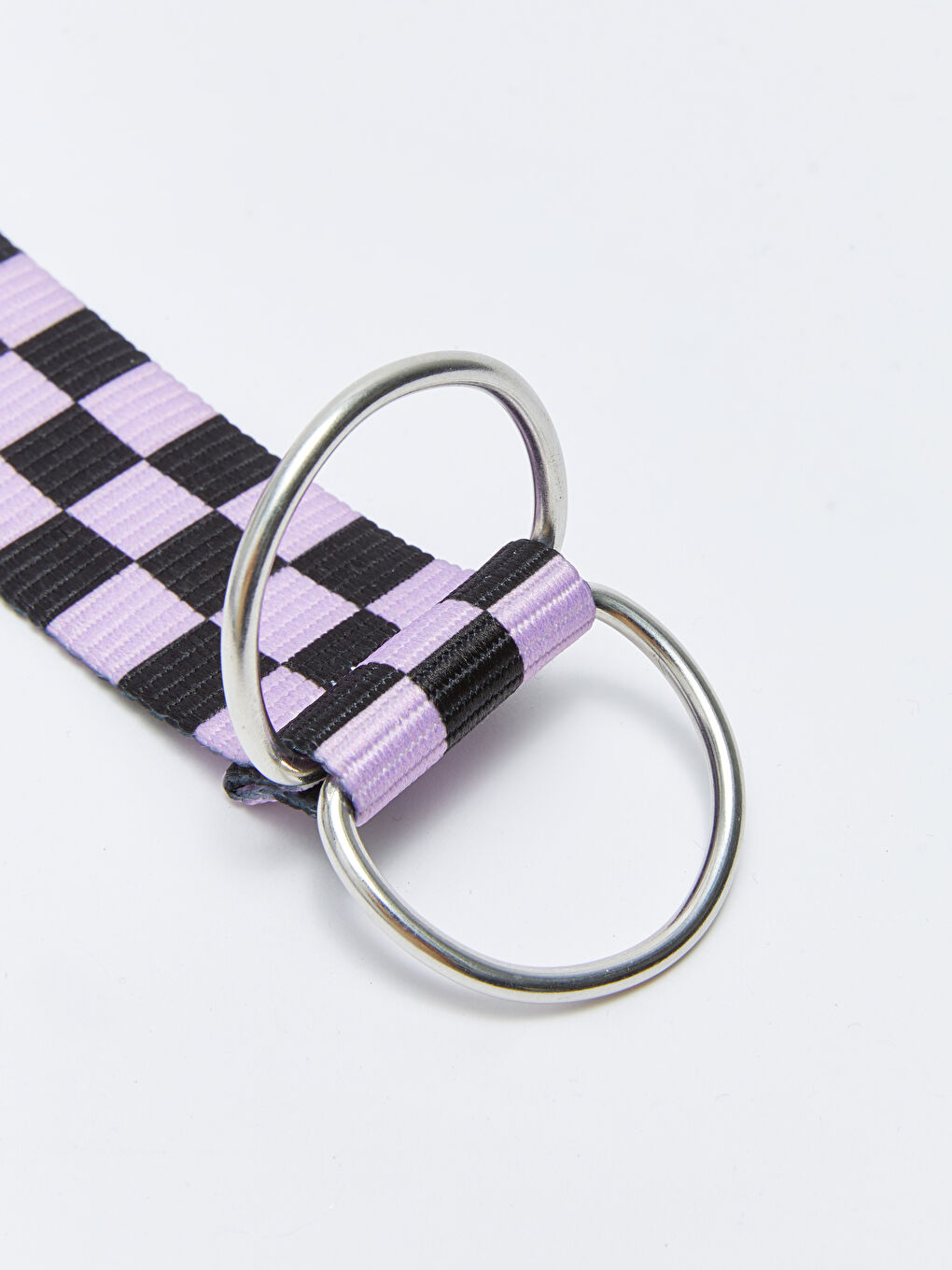 Ремень с шахматным принтом для женщин-3