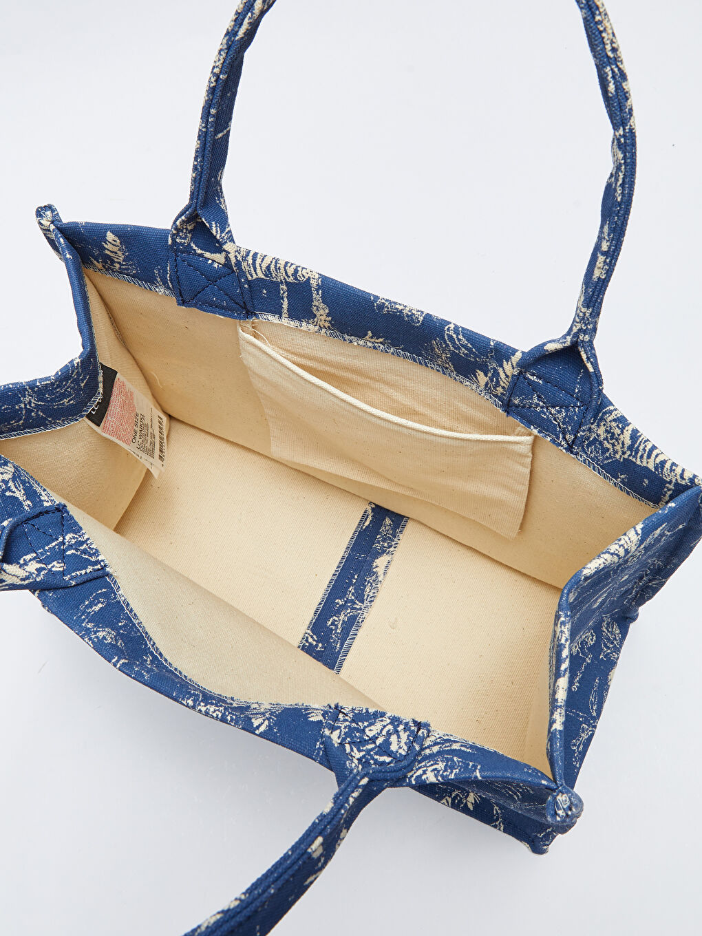 Lacivert Desenli Kadın Kol Çantası-2