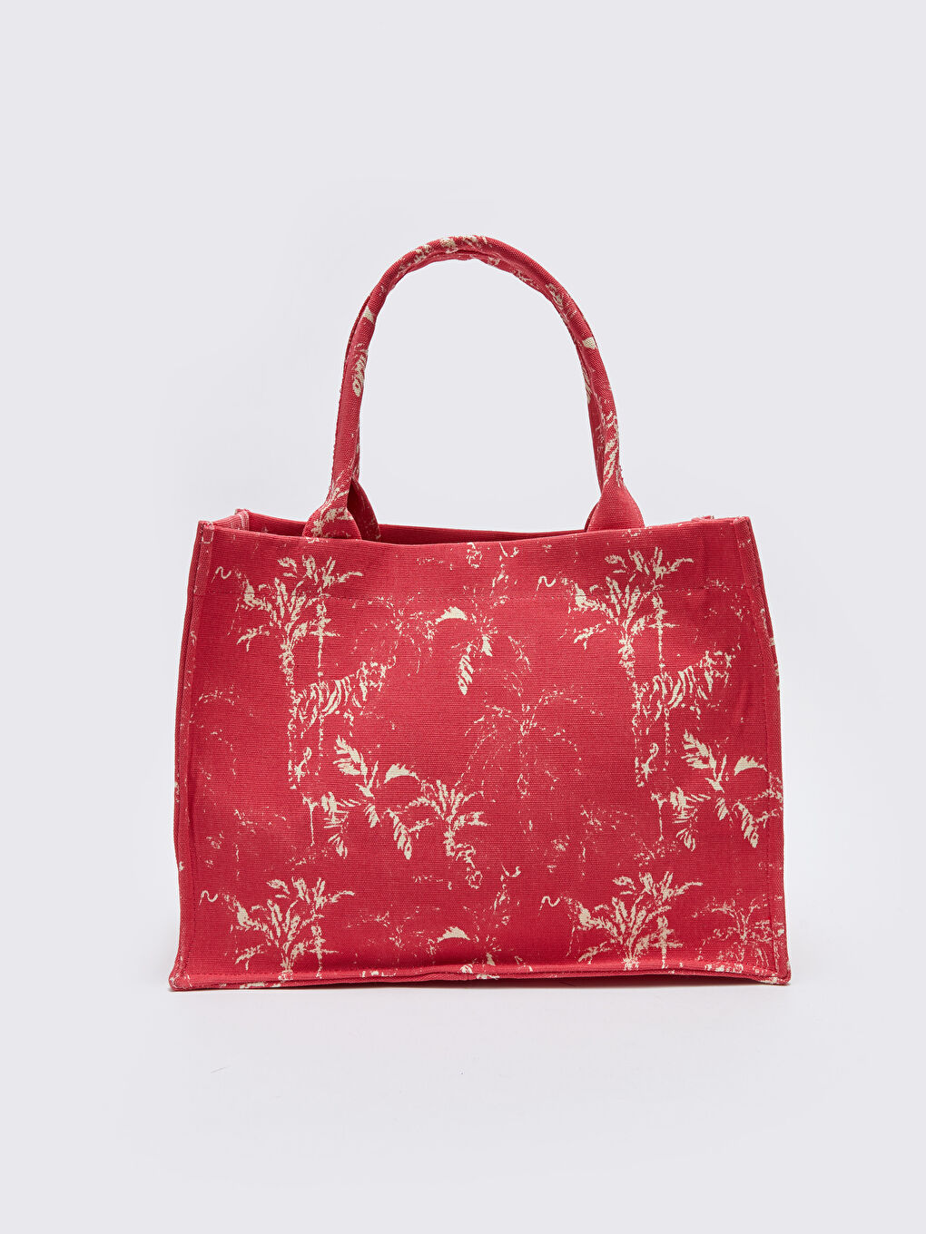 Pembe Desenli Kadın Kol Çantası