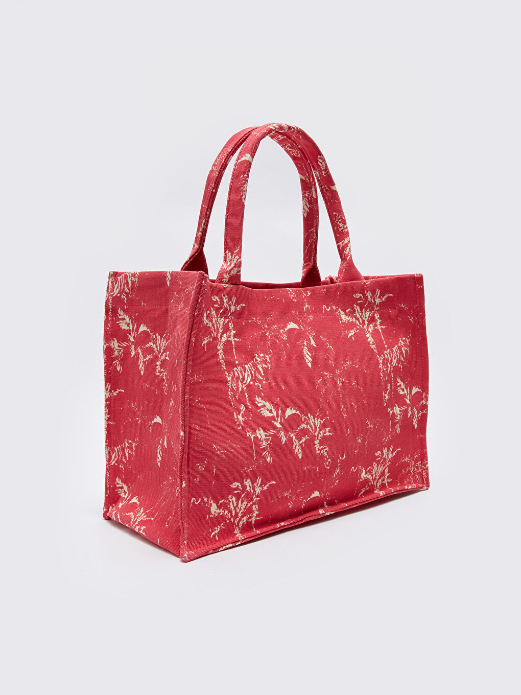 Pembe Desenli Kadın Kol Çantası-1