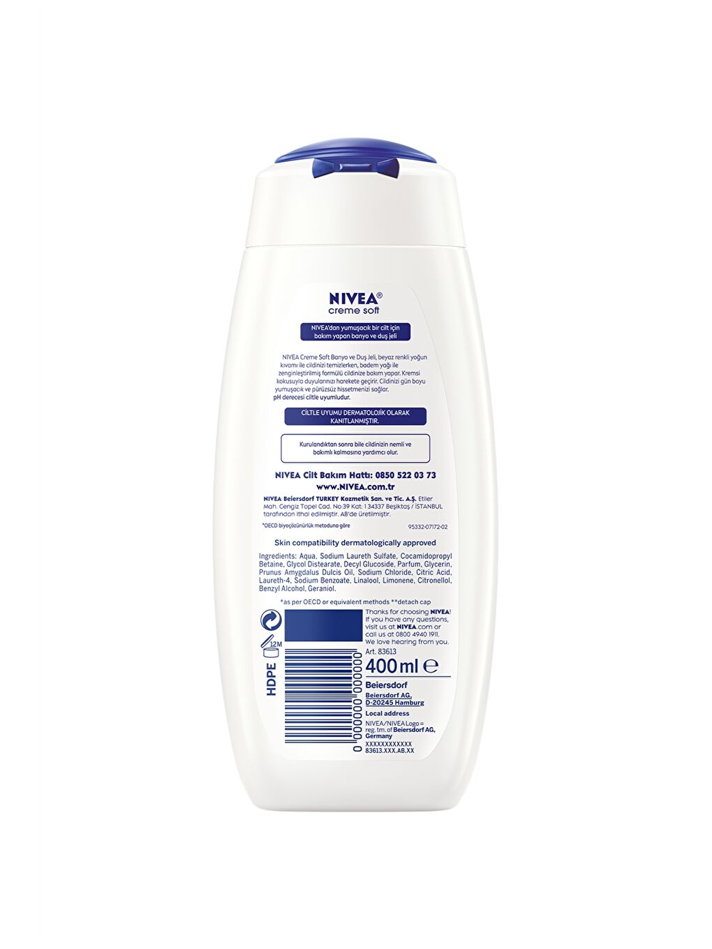 Creme Soft Kremsi Dokunuş Banyo ve Duş Jeli 400 ml-1