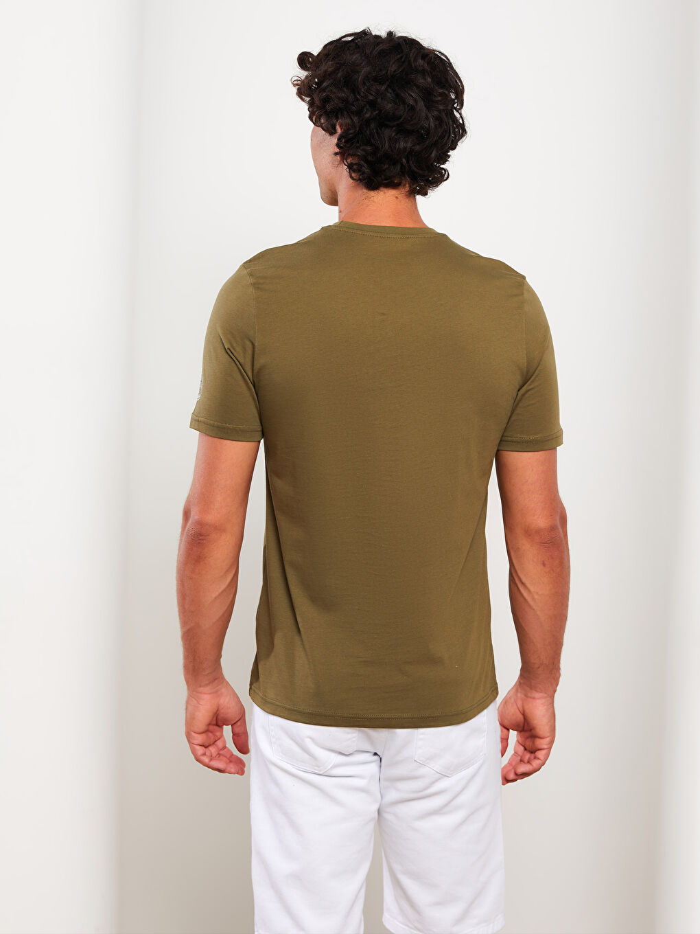 SOUTHBLUE Crew Neck Short Sleeve Printed Combed Cotton Men's T-shirt -S2NE72Z8-H2T