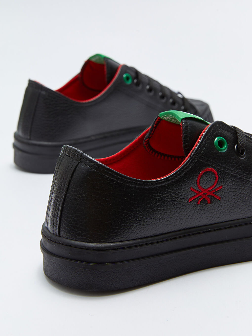 Siyah Bağcıklı Erkek Spor Ayakkabı-4