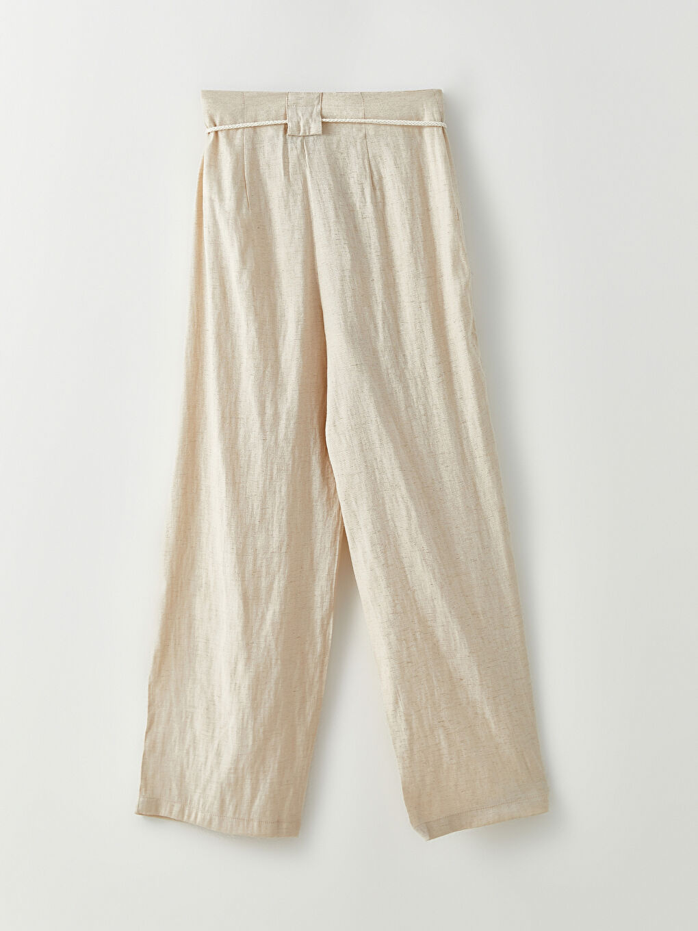 Pantaloni Largi Simpli cu Croială Standard pentru Femei-7