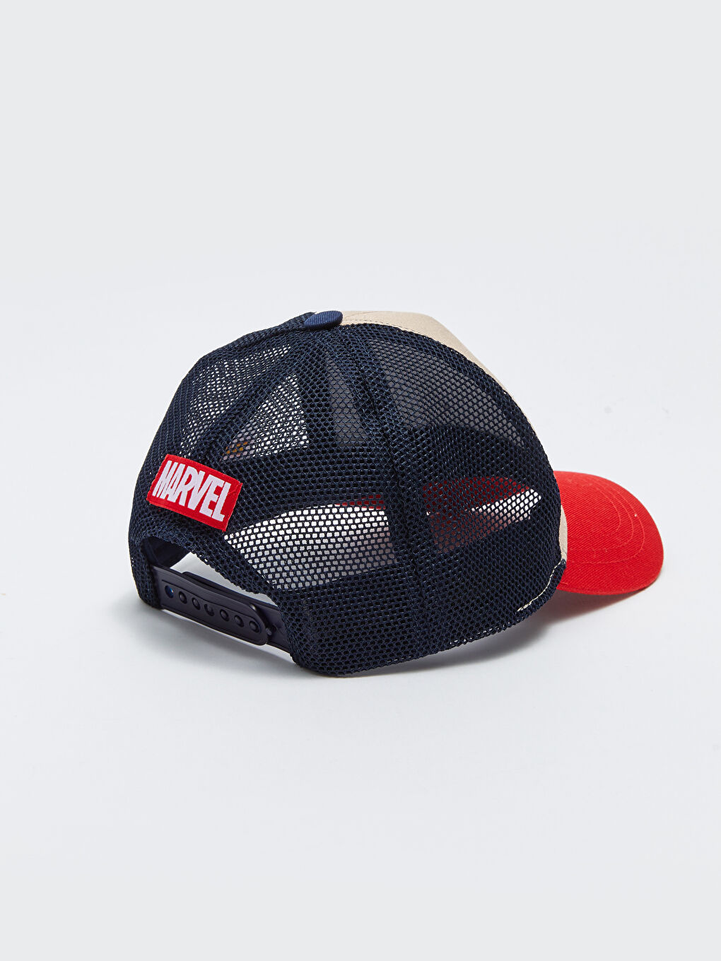 Ekru Spiderman Lisanslı Renk Bloklu Erkek Çocuk Kep Şapka-3