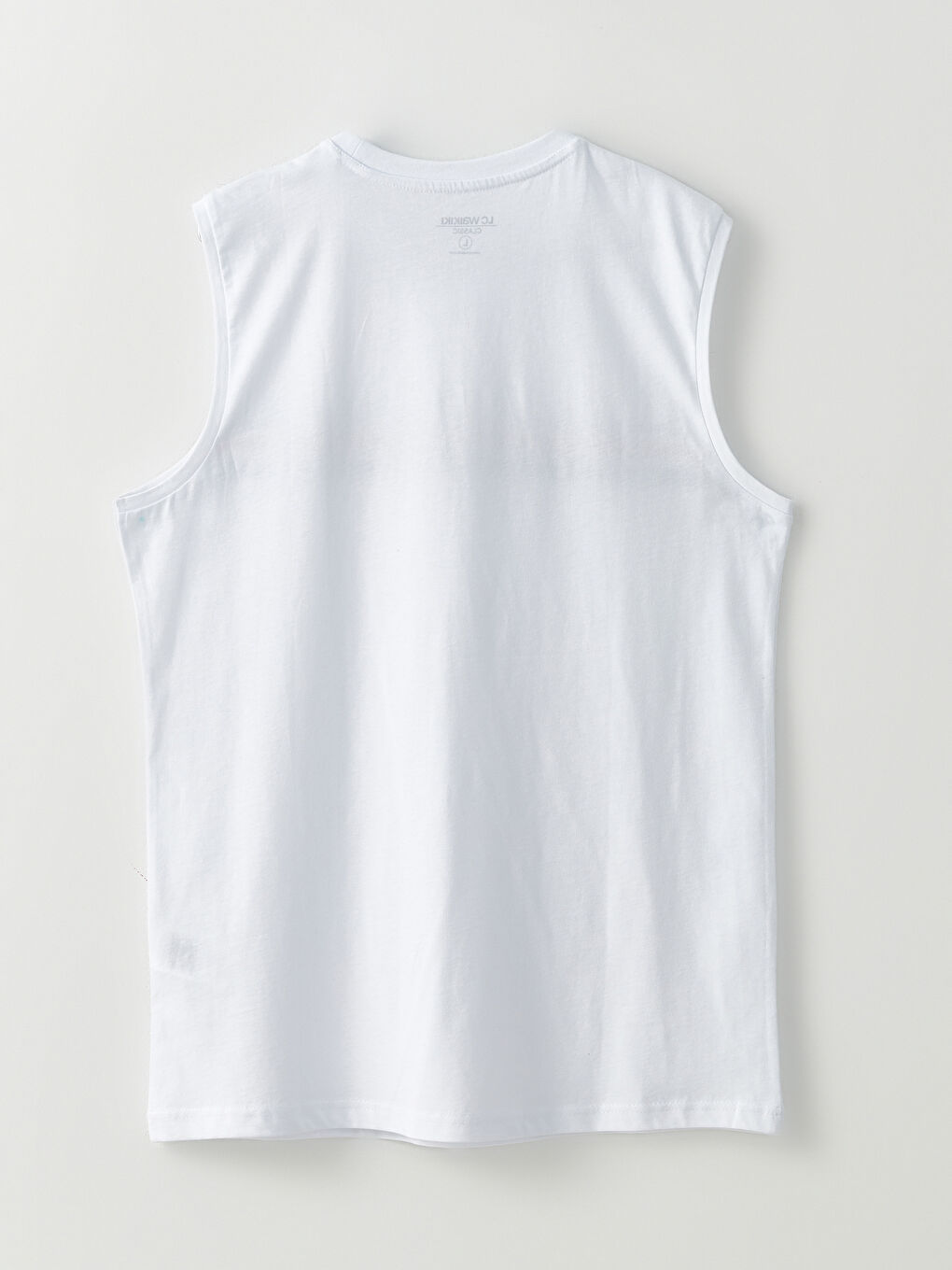 Crew Neck Printed Jersey Men's Sleeveless T-Shirt-6