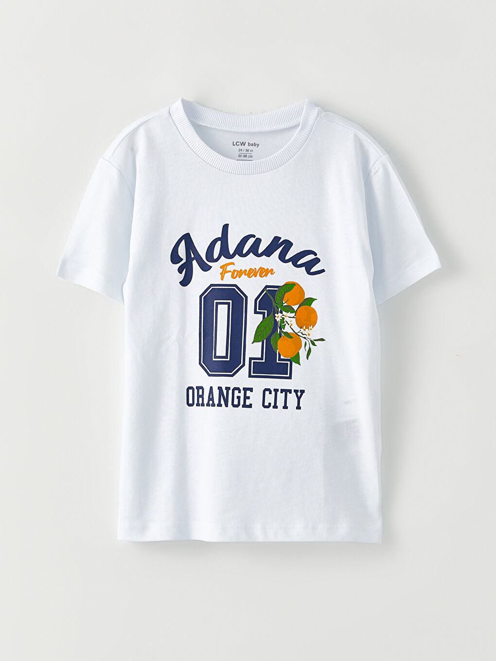 T-shirt Bébé Garçon Imprimé Adana à Manches Courtes et Col Rond