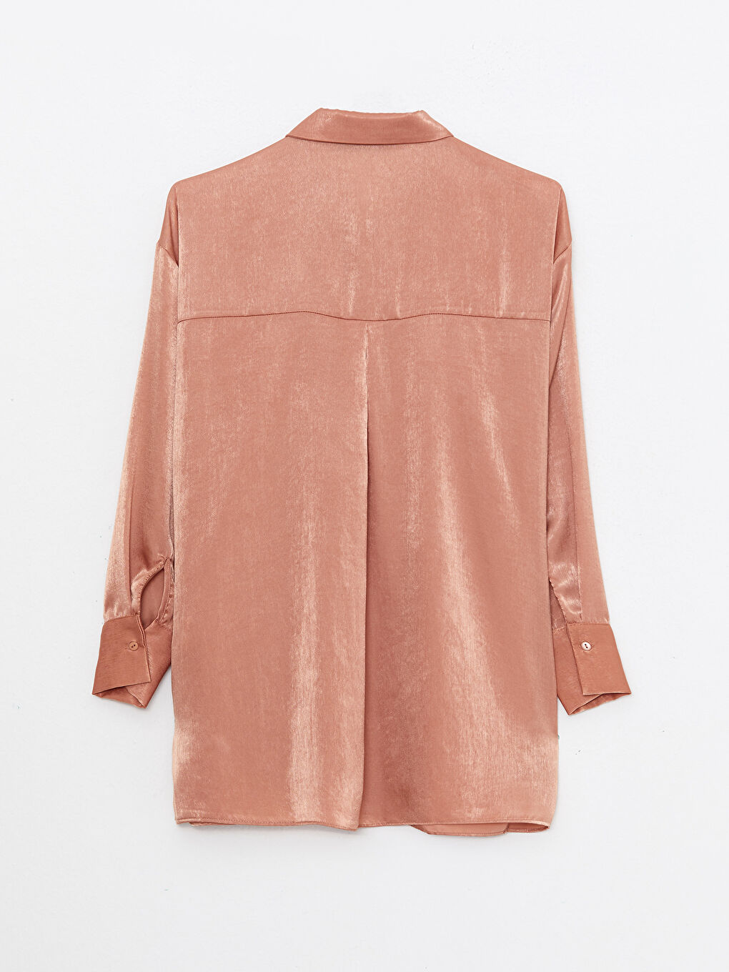 Košulja od satena sa dugim rukavima, dugmadima, za žene-6