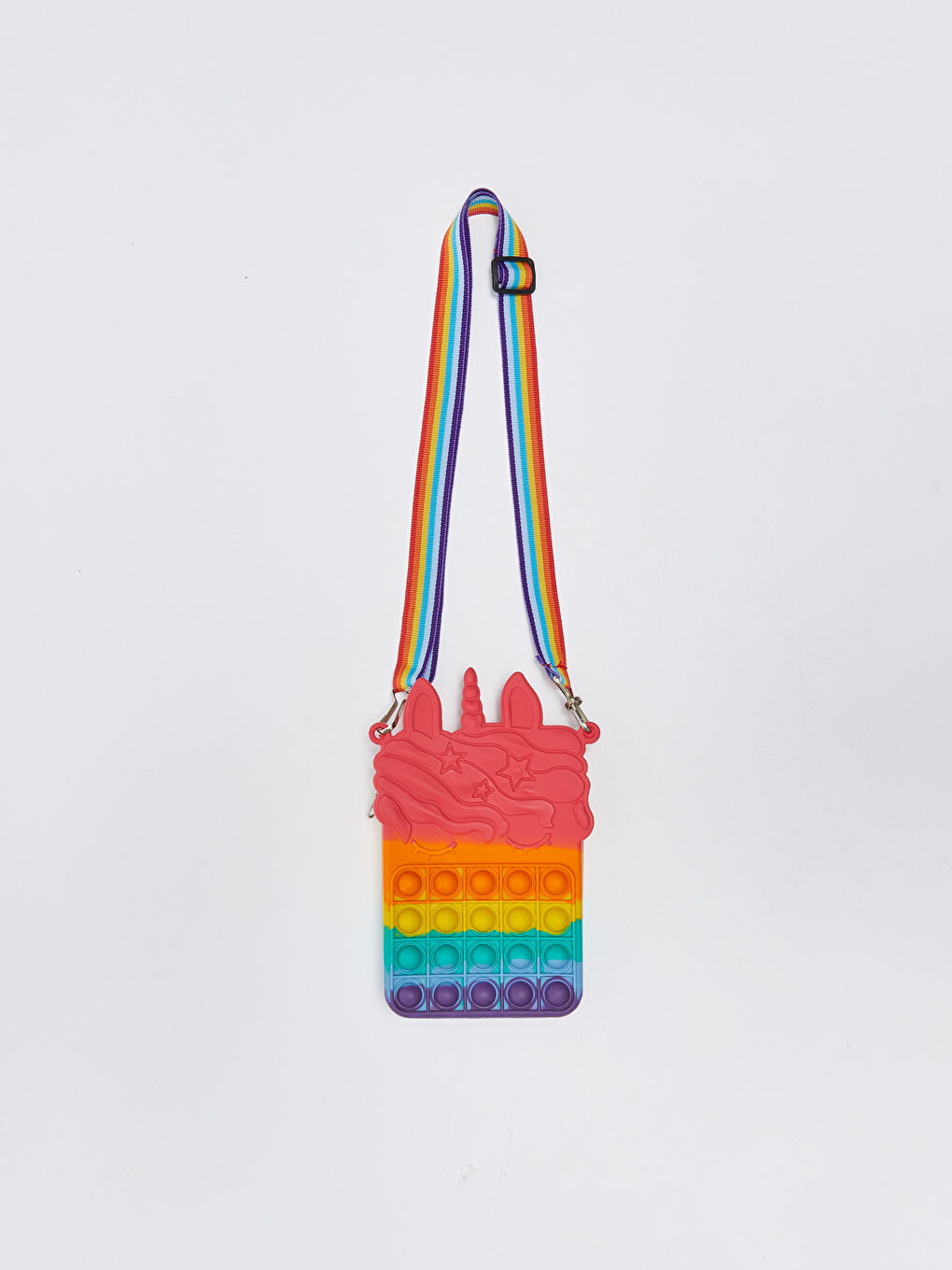 Kırmızı Pop It Kız Çocuk Omuz Çantası