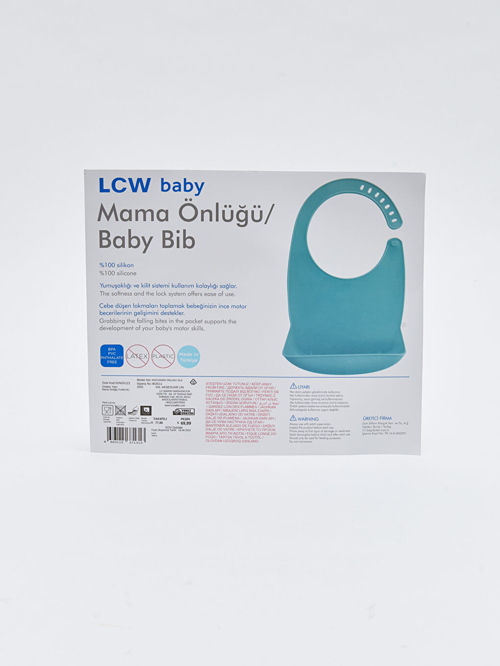 LCW baby Бебешки Основен Силиконов Лигавник -S2NG51Z1-SRD