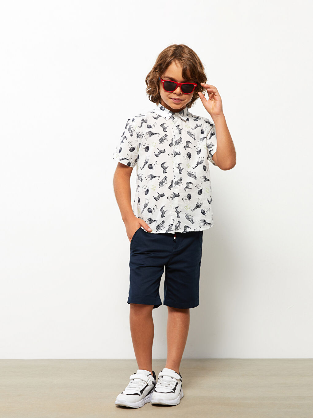 SOUTHBLUE Elasticated Waist Basic Boys' Shorts -S2NH79Z4-S9P