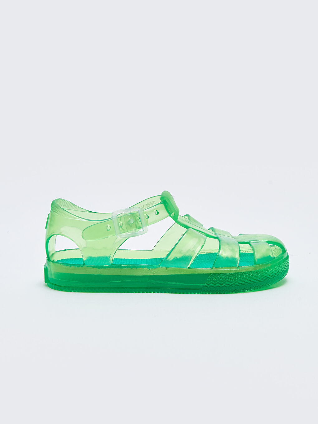 Transparenter Riemen Schnallenverschluss Detaillierte Jungen Sandalen-1