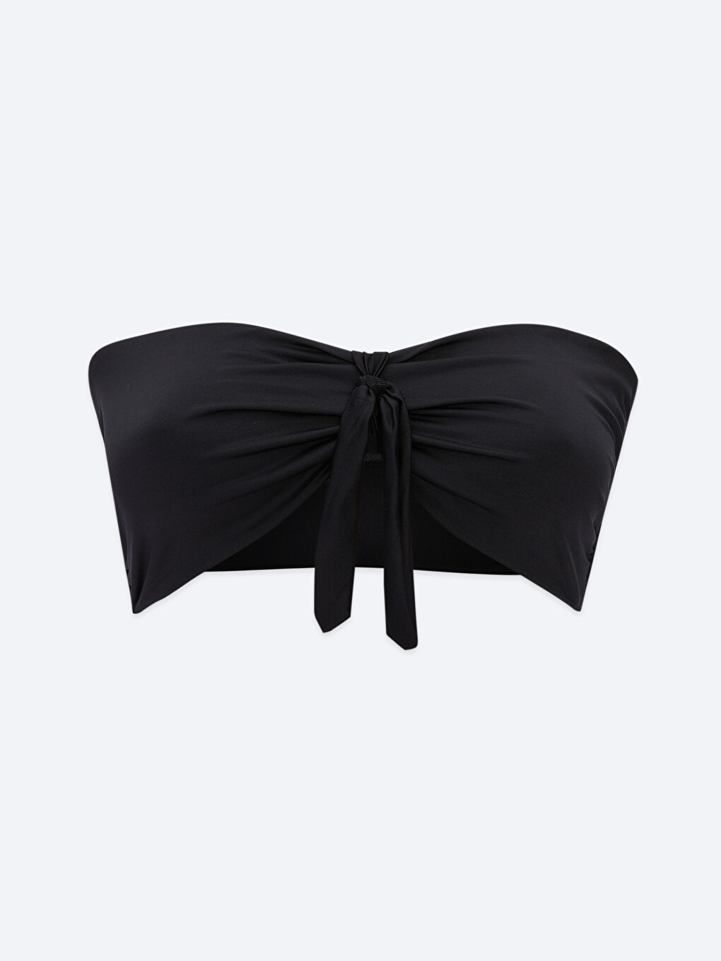 Women's Plain Ruffle Detailed Bikini Top.
