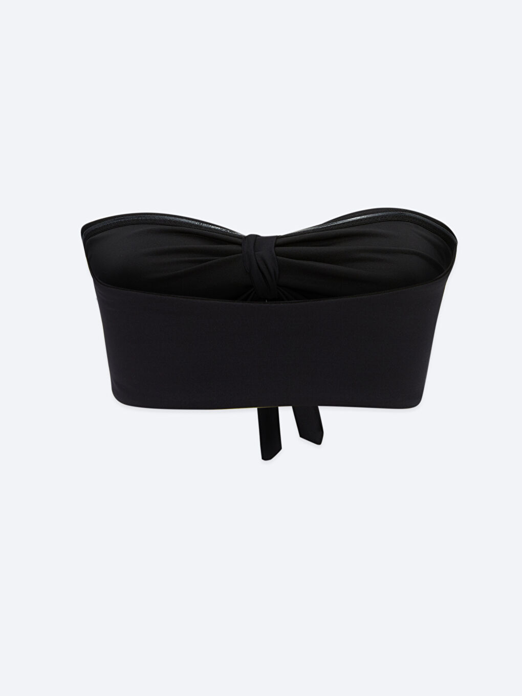 Women's Plain Ruffle Detailed Bikini Top.-1