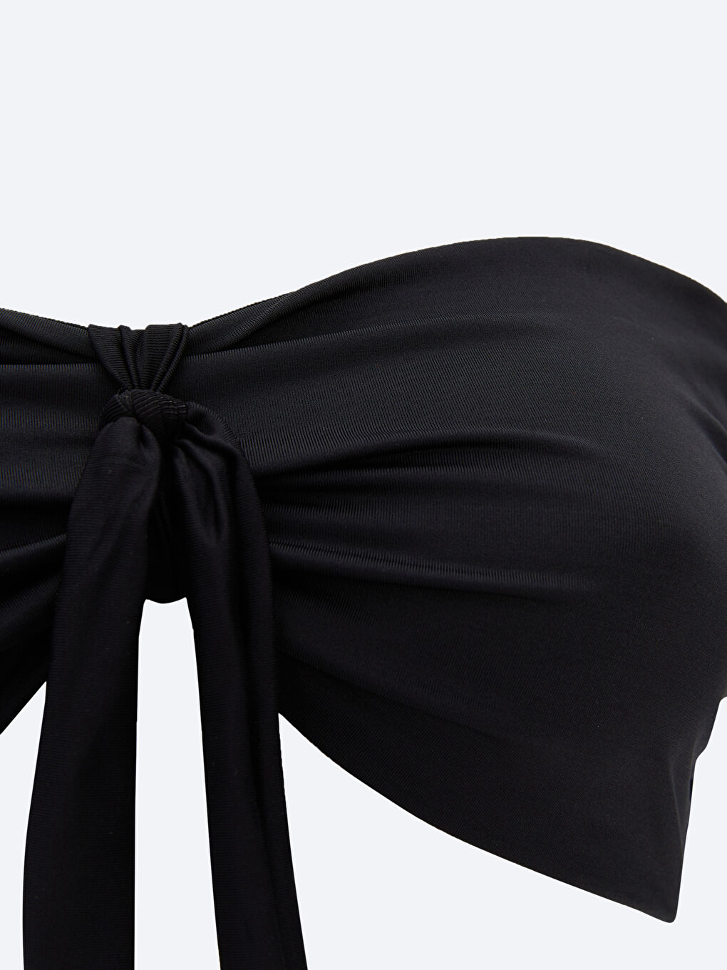 Women's Plain Ruffle Detailed Bikini Top.-2