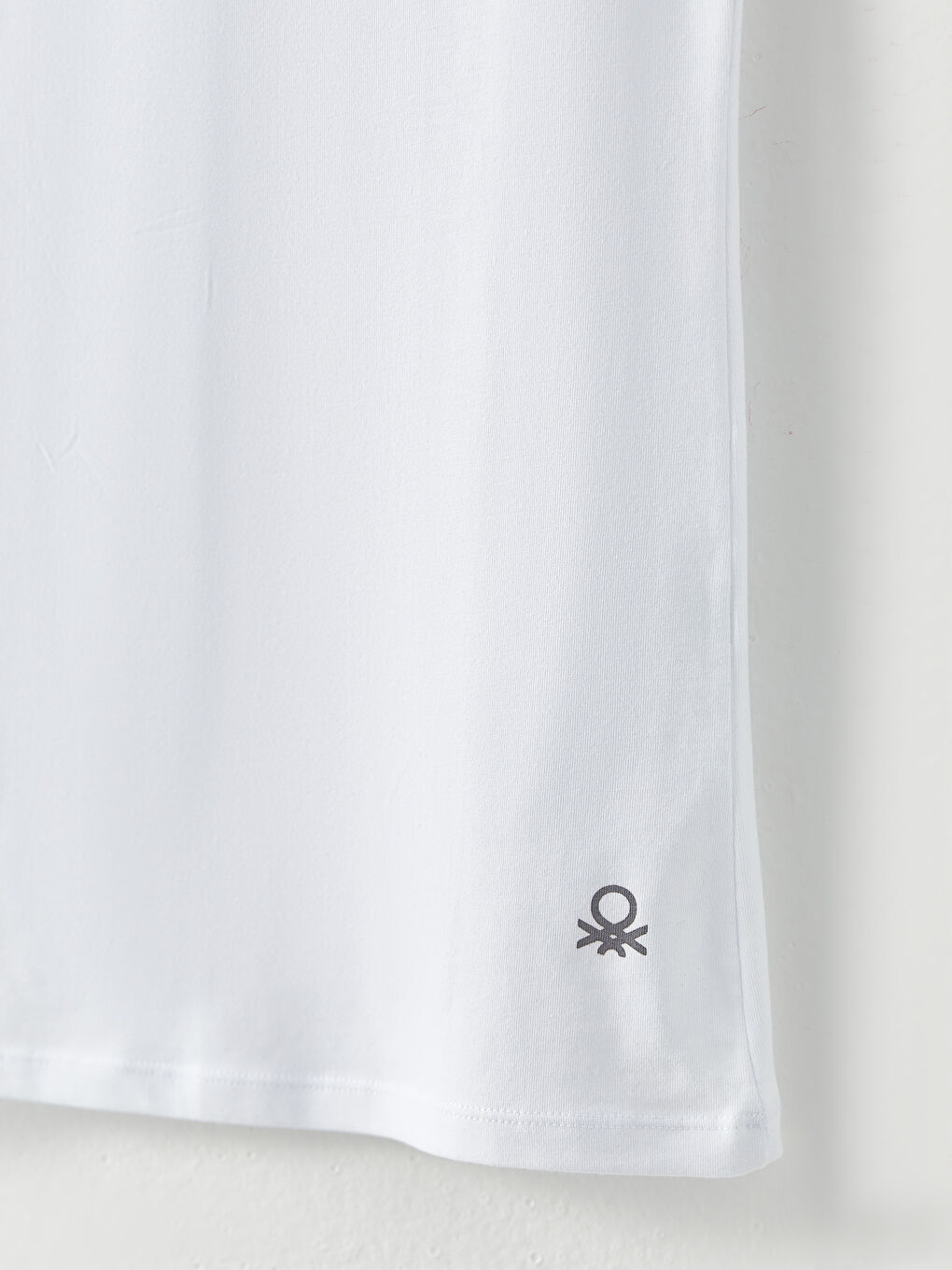 Beyaz Logo Baskılı Kadın Atlet-4