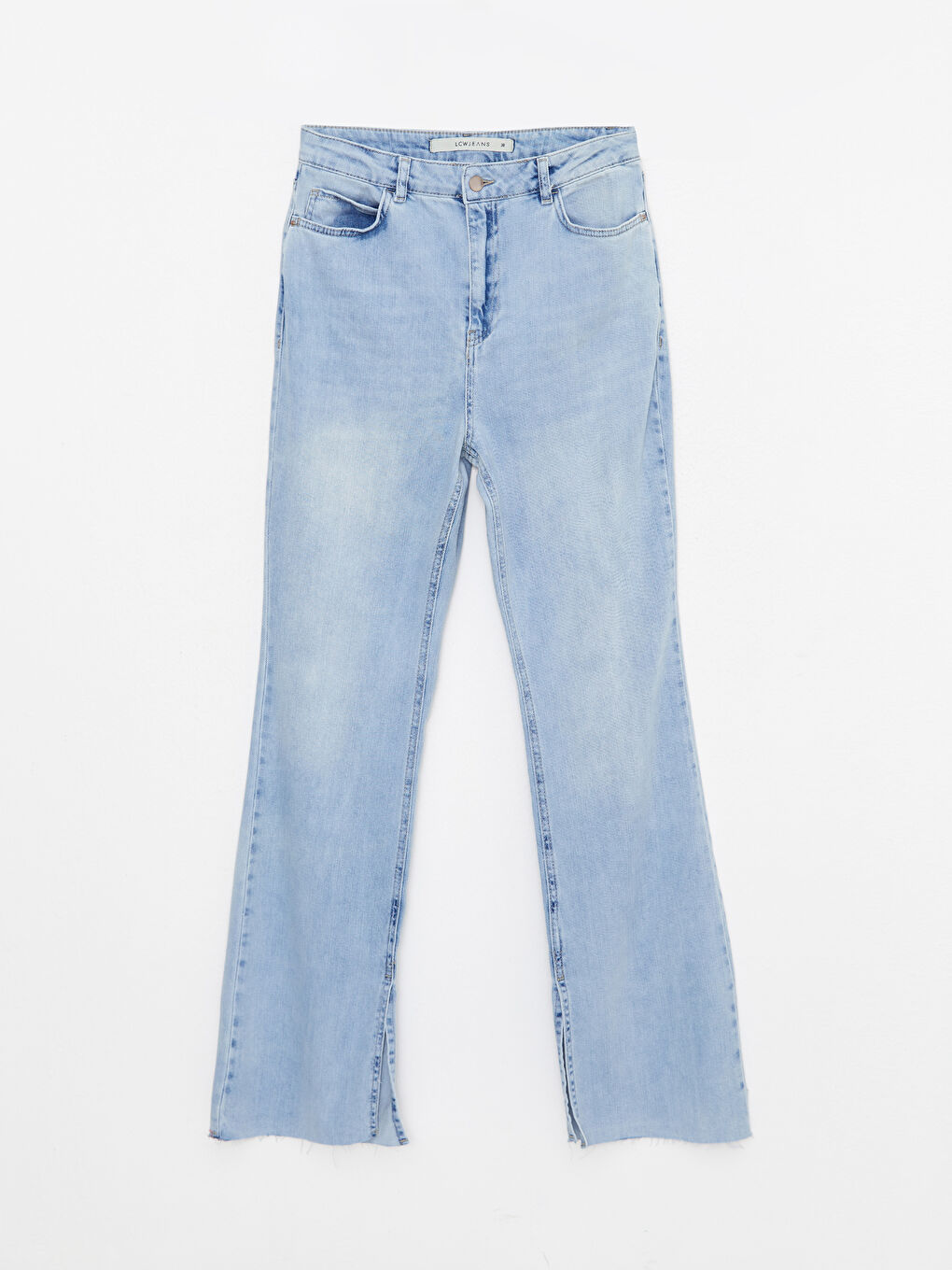 İndigo Wideleg Kadın Jean Pantolon-5