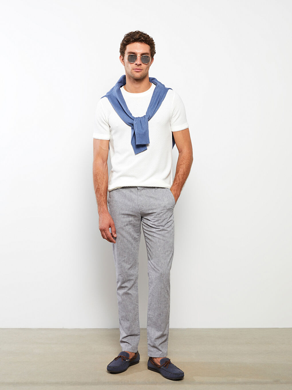 SOUTHBLUE Schmal Geschnittene Leinenhose Für Herren -S2NL52Z8-CUZ