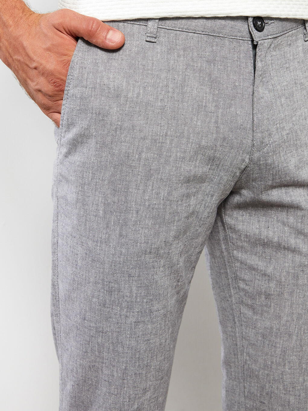 SOUTHBLUE Schmal Geschnittene Leinenhose Für Herren -S2NL52Z8-CUZ