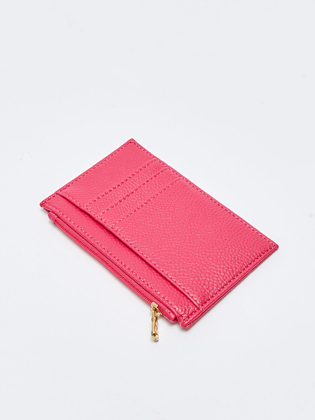 LCW ACCESSORIES Fuşya Deri Görünümlü Kadın Kartlık - 2
