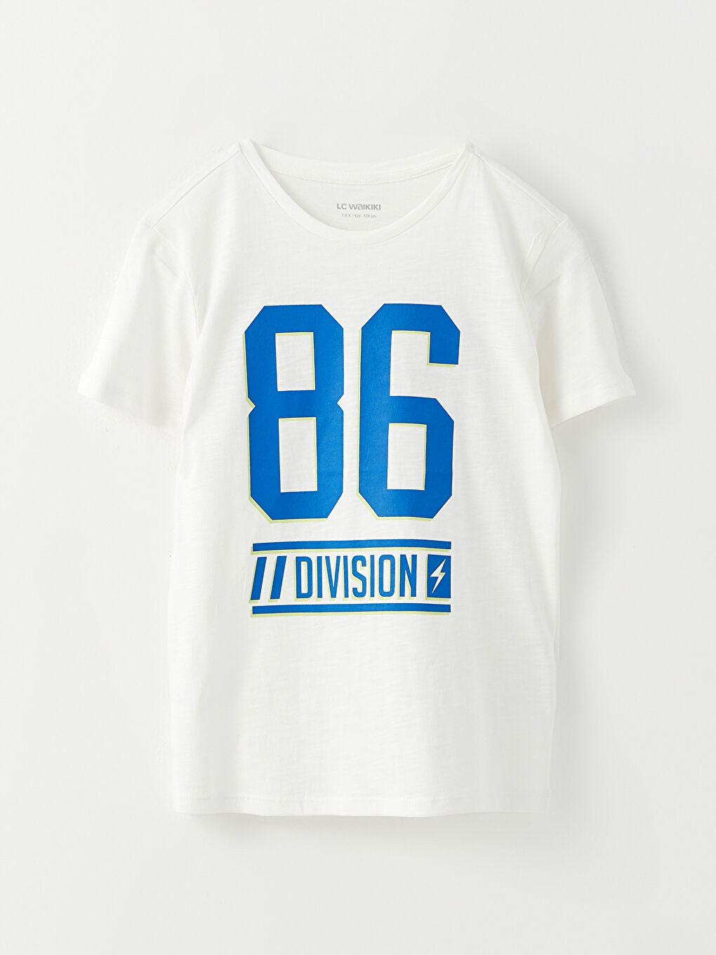 Crew Neck Printed Short Sleeve Cotton Boy T-shirt