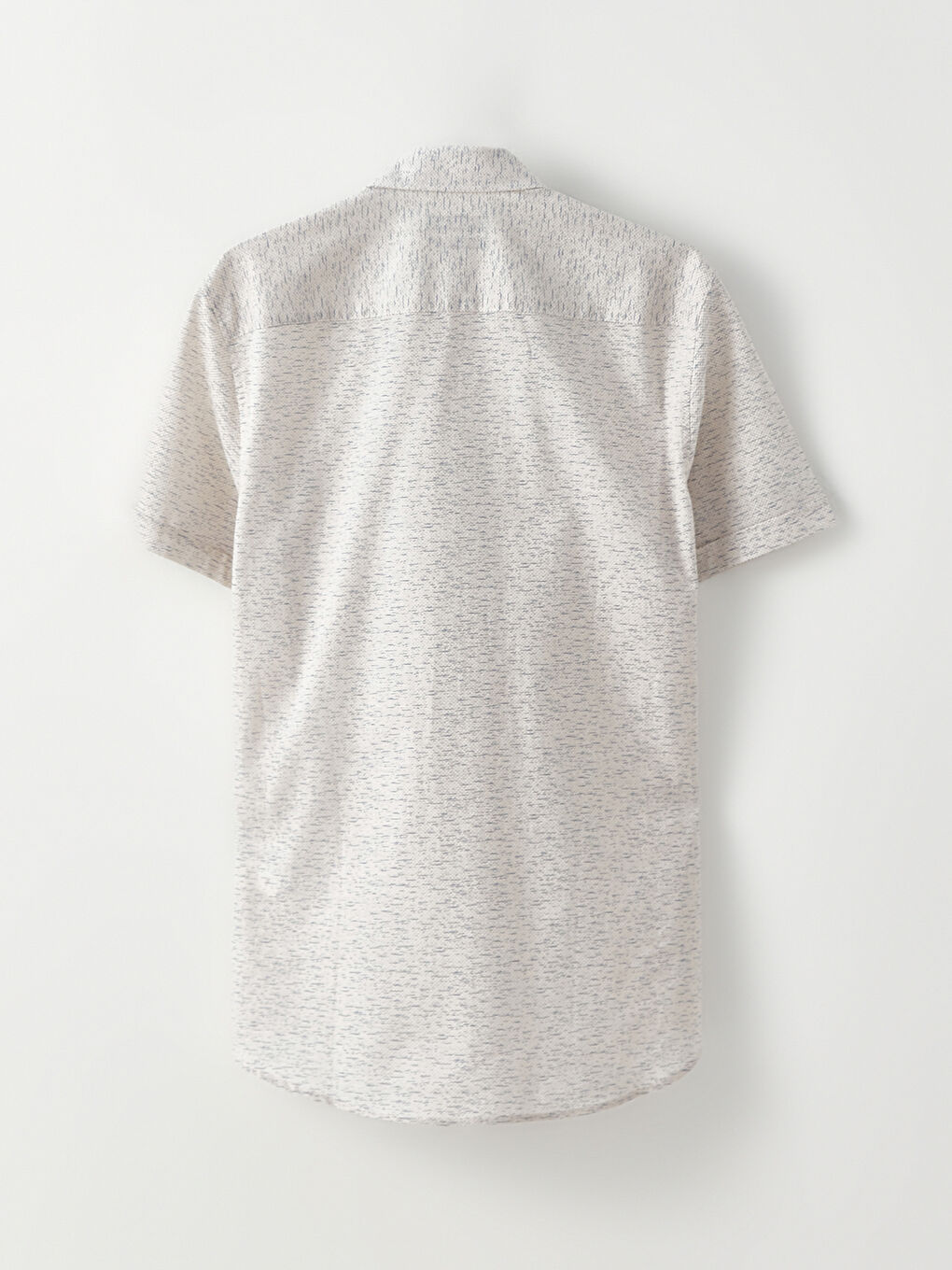 Slim Fit Short Sleeve Oxford Men Shirt-6