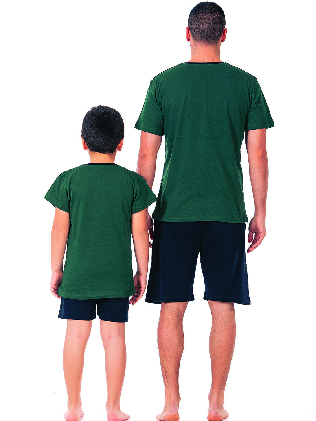 Yeşil Standart Kalıp Erkek Pijama Takımı-1