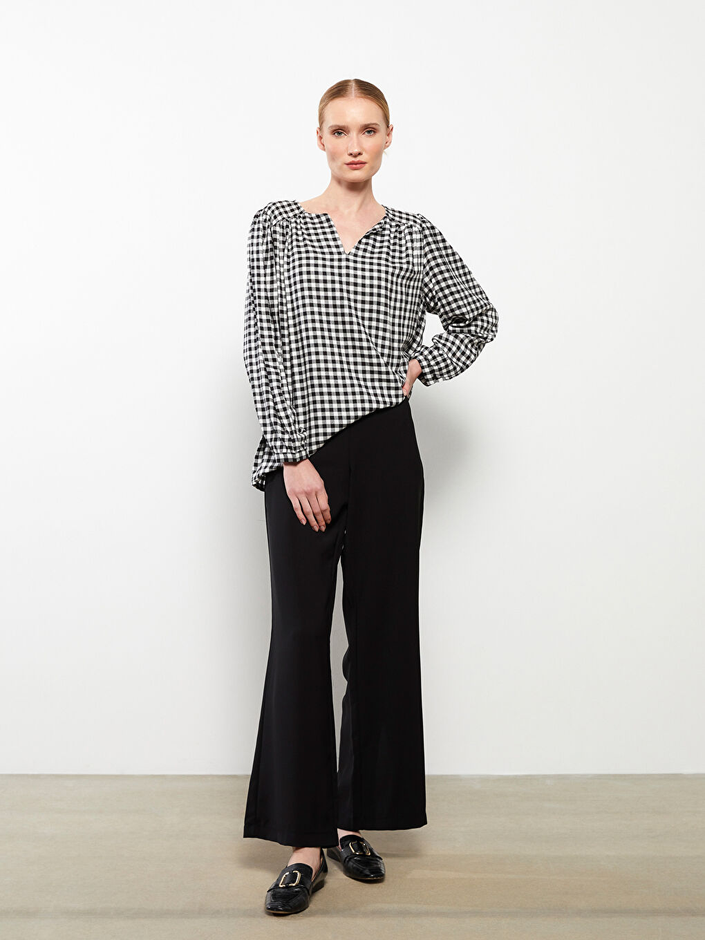 LCWAIKIKI Classic Women's Wide Leg Plain Pants -S2NN40Z8-CVL