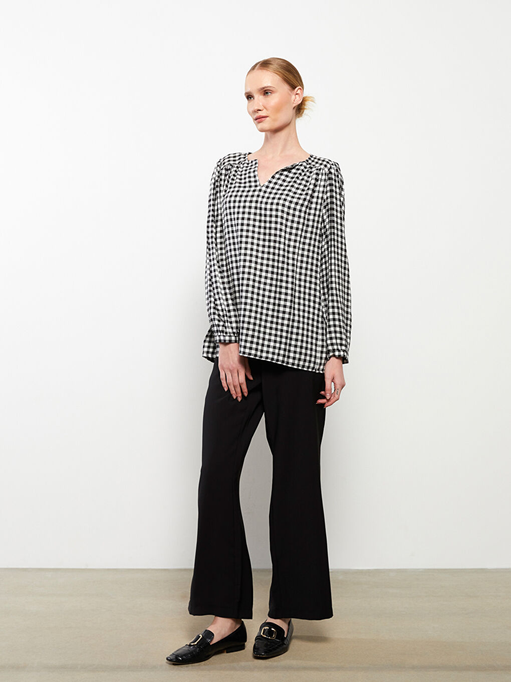LCWAIKIKI Classic Women's Wide Leg Plain Pants -S2NN40Z8-CVL