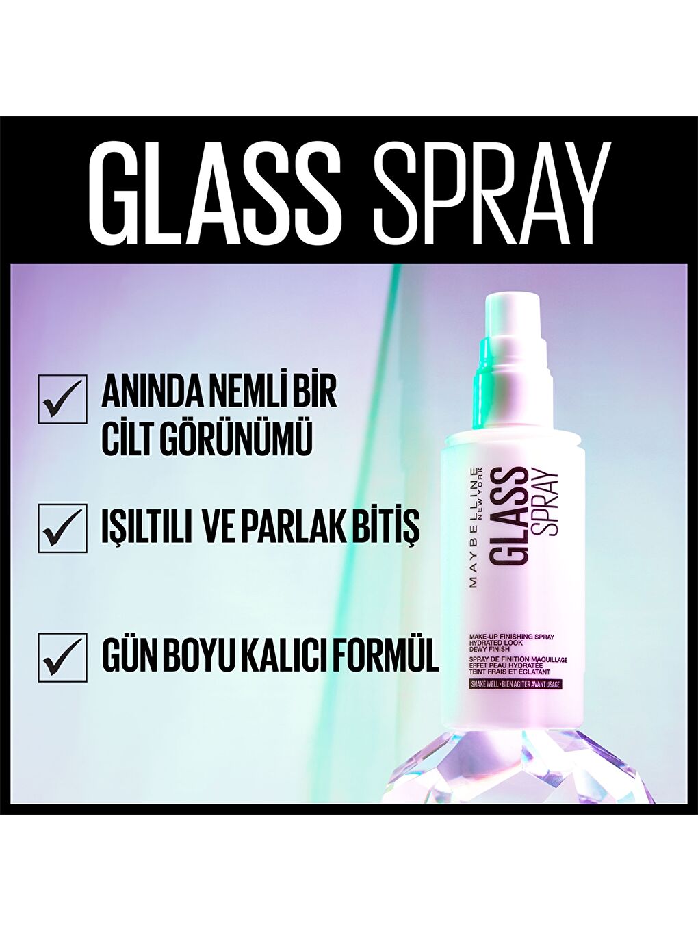 Makyaj Sabitleyici Sprey - Glass Spray-2