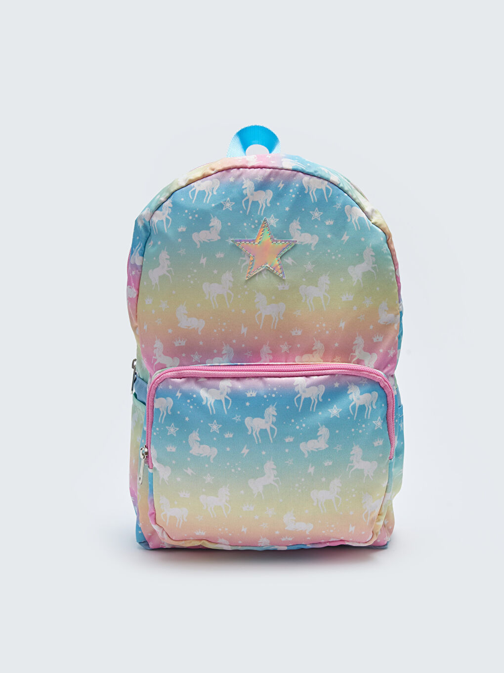 Multi Color Printed Girl Backpack