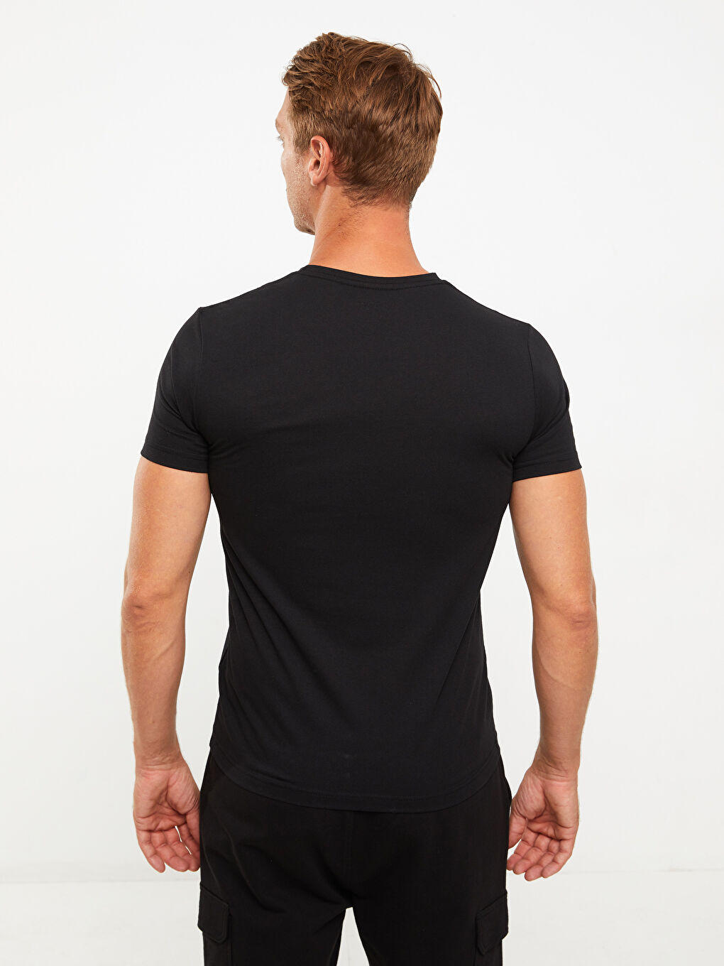 Crew Neck Jersey Men's T-Shirt-4