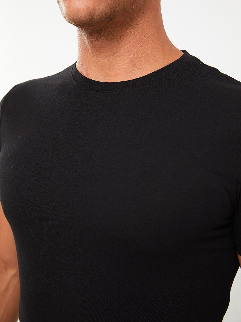 Crew Neck Jersey Men's T-Shirt-3