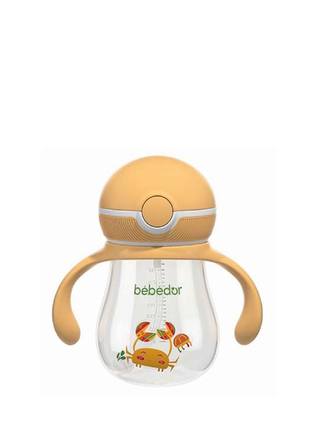 Bebedor Pipetli Bas-aç Kulplu Bardak 260 ml