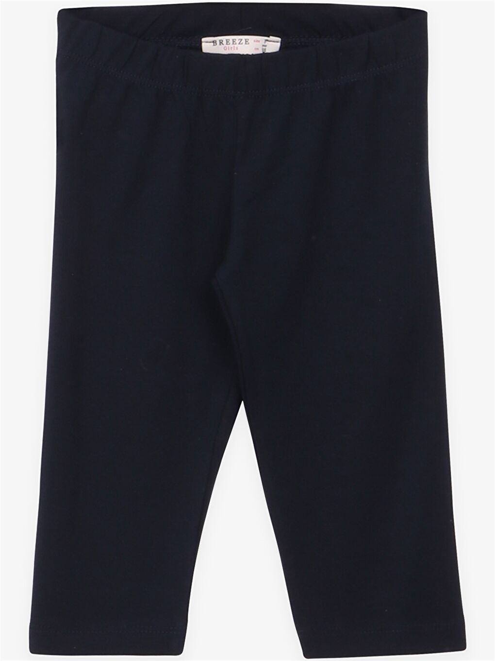 Beyaz Bisiklet Yaka Baskılı Kısa Kollu Kız Çocuk Tişört ve Tayt-3