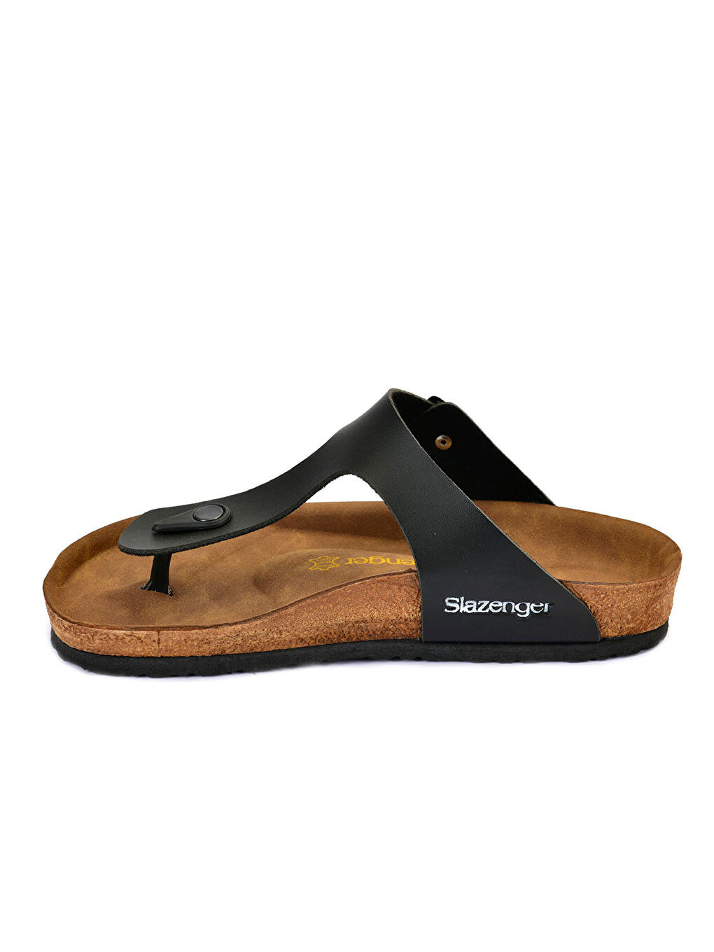 Siyah Toka Detaylı Parmak Arası Kadın Terlik-2