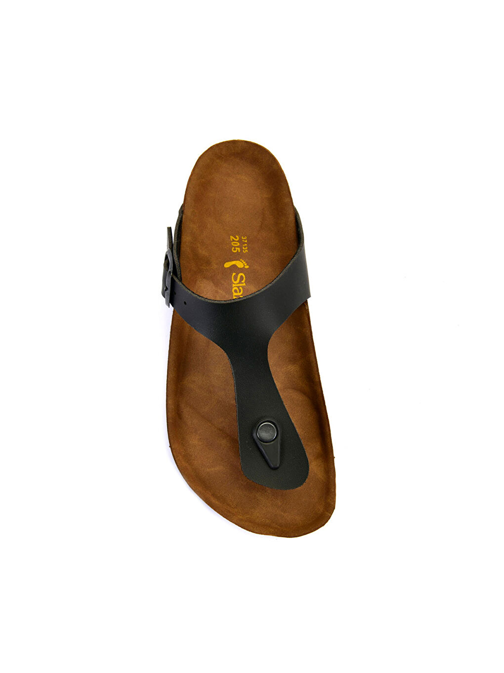 Siyah Toka Detaylı Parmak Arası Kadın Terlik-3