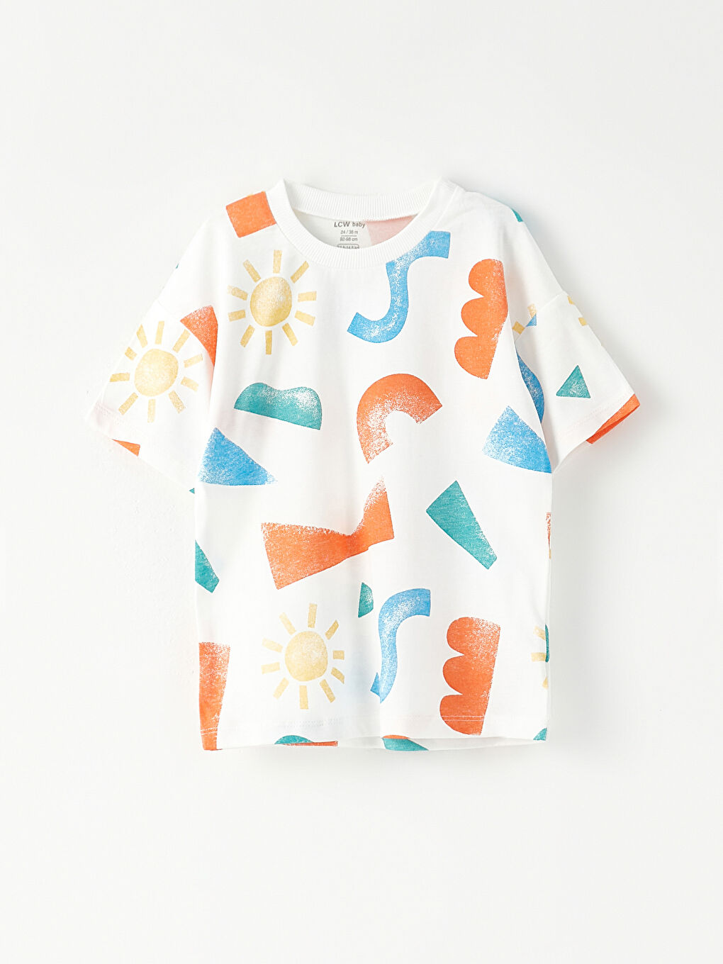 Ensemble T-Shirt et Short Bébé Garçon en Coton Imprimé à Manches Courtes et Col Rond Lot de 2-1