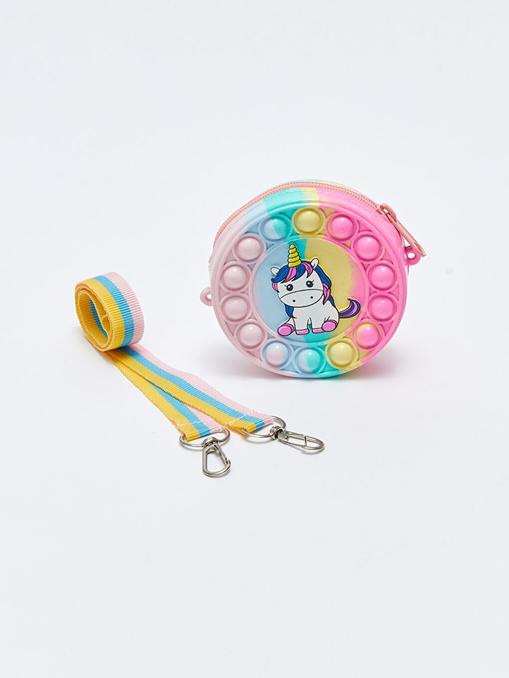 Karışık Baskılı Pop It Kız Çocuk Cüzdan