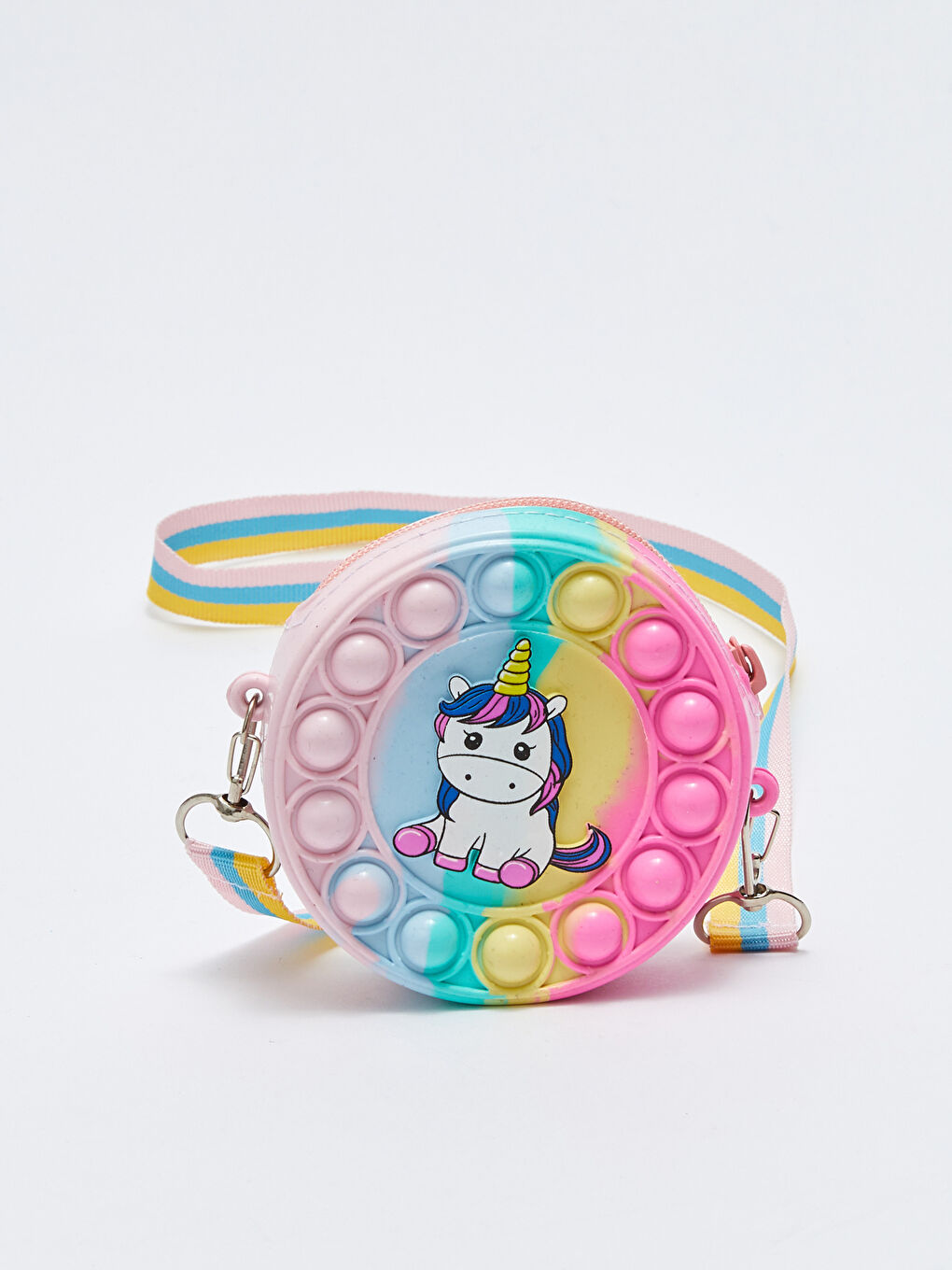 Karışık Baskılı Pop It Kız Çocuk Cüzdan-2