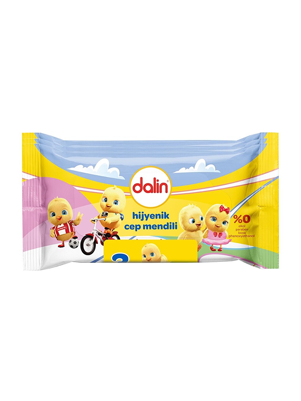 Dalin Islak Cep Mendili Antibakteriyel 15'li