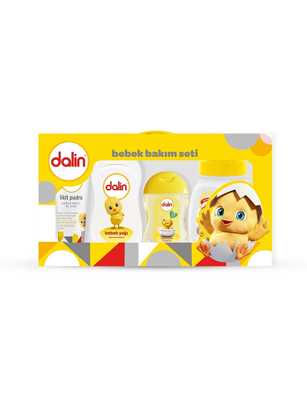 Dalin Bebek Bakım Hediye Seti Likit Pudralı